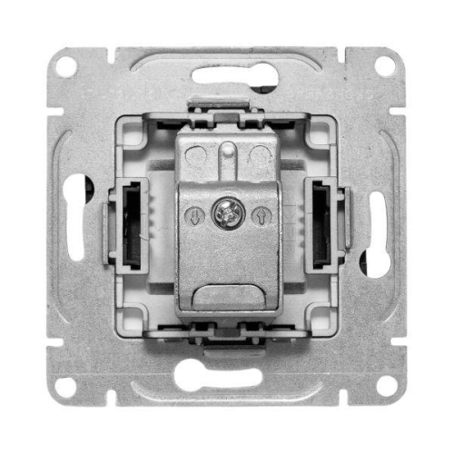 Розетка телевизионная оконечная TV СП Эпика механизм черн. EKF UP1-SOB-TV-3