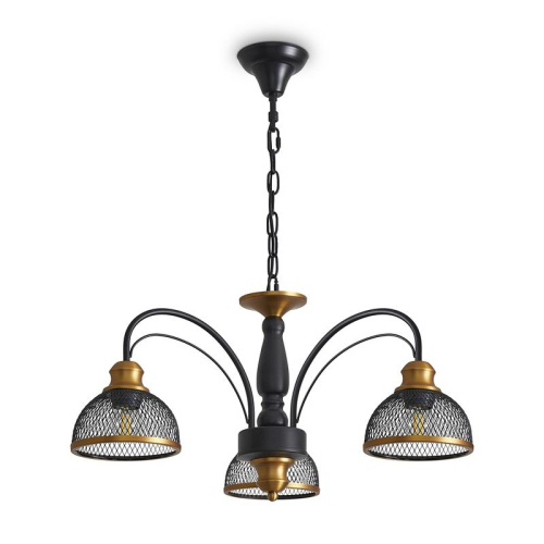 Светильник Caz 3х60Вт E27 IP20 подвесной Freya FR5527PL-03BBZ