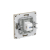 Розетка компьютерная 1-м KANT RJ45 кат.6A без шторки ванильн. марципан DKC 7015673