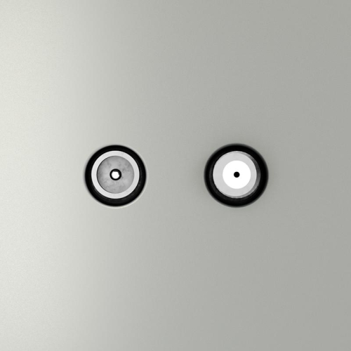 Розетка телевизионная оконечная TV + SAT 2-м СП S70 механизм сталь Voltum VLS060405