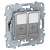 Механизм розетки компьютерная UNICA NEW RJ45 двойная кат.6 UTP алюм. SchE NU542430