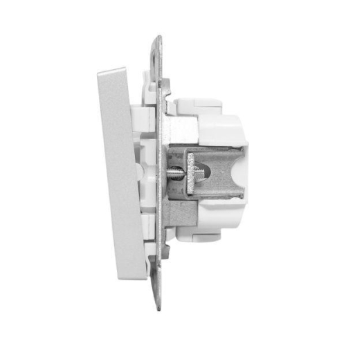Выключатель кнопочный 1-кл. СП Эпика механизм алюм. EKF UP1-SWA-13