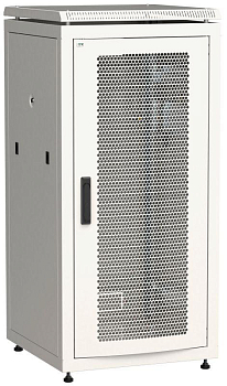 Шкаф сетевой 19дюйм LINEA N 24U 600х800мм перфорированная передняя дверь сер. ITK LN35-24U68-P