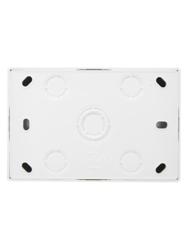 Розетка 2-м ОП LETO с заземл. закрытый корпус ПБТ бел. LEZARD 752-0200-127B