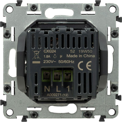 Датчик движения Valena In'matic 180град. 400Вт с нейтралью Leg 752073