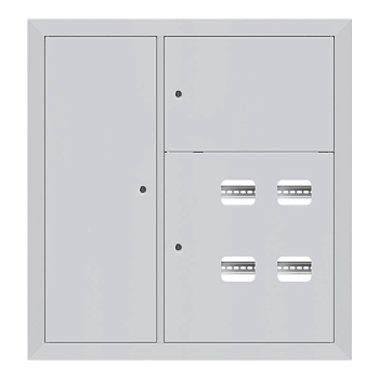 Щит этажный 4кв. слаботочка слева (1000х950х160) Basic EKF mb28-v-4z