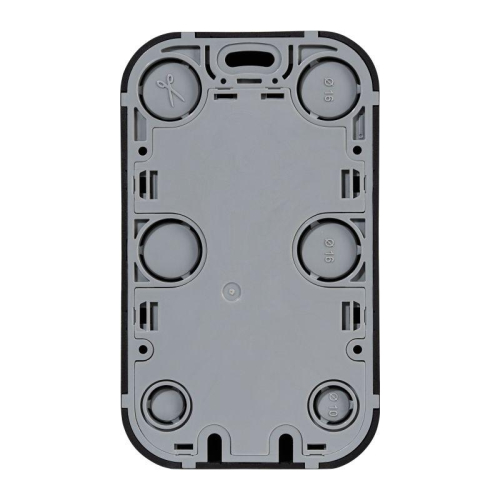 Розетка 2-м ОП Quteo 16А IP20 250В 2х2P+E с заземл. без защ. шторок черн. матов. IEK 782470