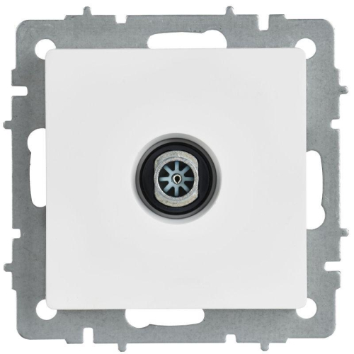 Розетка телевизионная оконечная TV СП BRITE РТВ11-0-БрАБ механизм арктич. бел. IEK BR-A10-O-K91