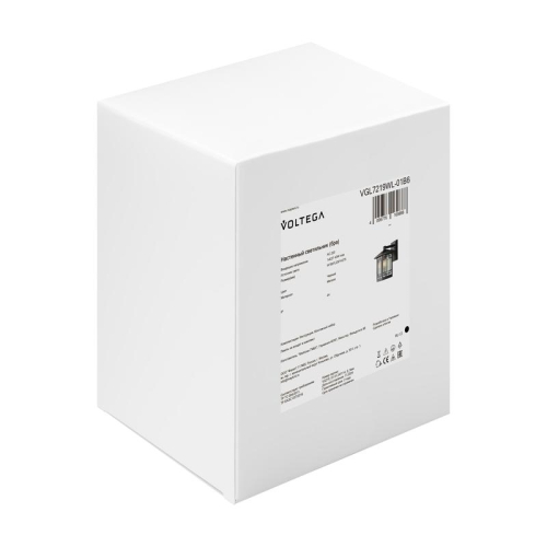 Светильник Domi 1х40Вт E27 IP44 бра настен. Voltega VGL7219WL-01B6