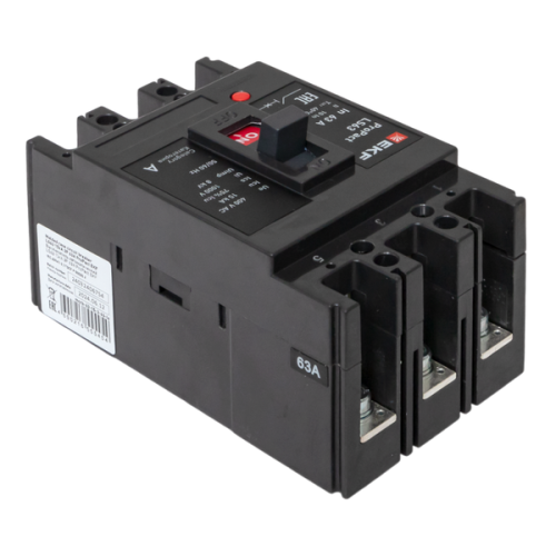Выключатель автоматический 3п 63А 15кА LS63 ProPact EKF mccb-63-15-3-63-ls
