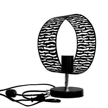 Светильник "Дакар" ННБ 63-60-020 (ИМ) настольный шнур черн. черн. муар Элетех 1005405058