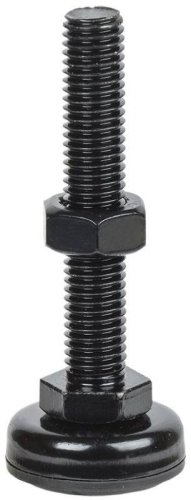 Опора регулируемая (ножка) резьба М12 90х34мм черн. ITK LF-80