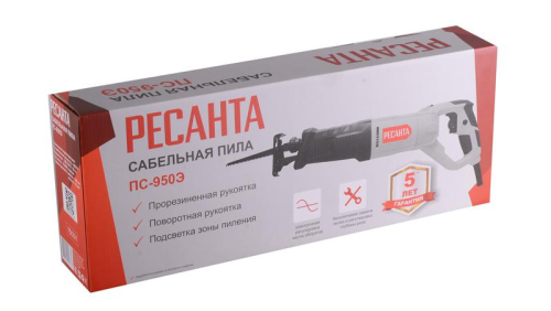 Пила сабельная ПС-950Э Ресанта 75/25/1