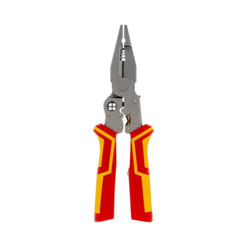 Плоскогубцы многофункциональные диэлектрические PRO 210мм с тестером Kranz KR-12-4656-3