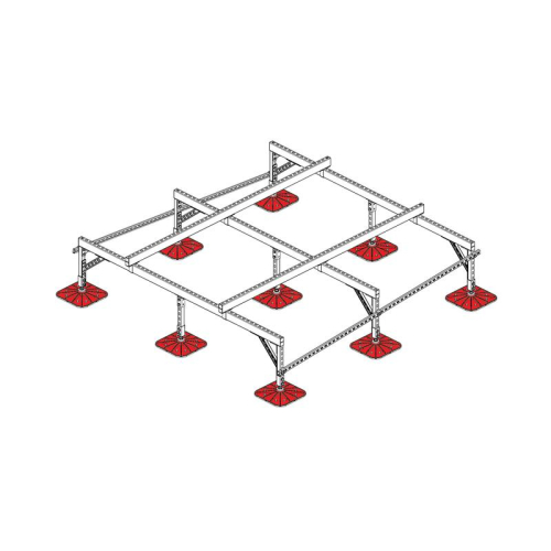 Конструкция опорная для установки оборудования TECHNORAPTOR FOOT 2500х2500 KM-TR-F-SSEI-2500-2500 КМ TR0048