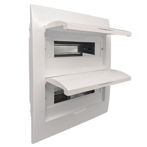 Бокс пластиковый ЩРВ-П-24 IP41 бел. (бел. дверца) Rexant 11-0225