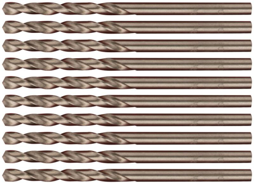 Набор сверл по металлу Profi 3.3х65мм с кобальтом 5ти-проц. (уп.10шт) Cutop 48-33-10