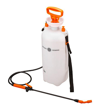 Опрыскиватель садовый помповый для растений и цветов 8л ЧЕТЫРЕ СЕЗОНА 62-0245