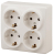 Розетка 4-м ОП Эра Эксперт 11-2211-02 16А IP20 16AX 250В 4х2P+E Schuko защ. шторки сл. кость Эра Б0020710 Розетка 4-м ОП Эра Эксперт 11-2211-02 16А IP20 16AX 250В 4х2P+E Schuko защ. шторки сл. кость Эра Б0020710