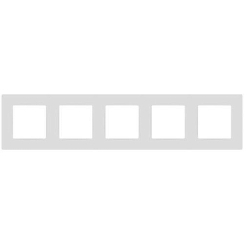 Рамка 5-м 12-5205-01М Классик бел. матов. Эра Б0067766