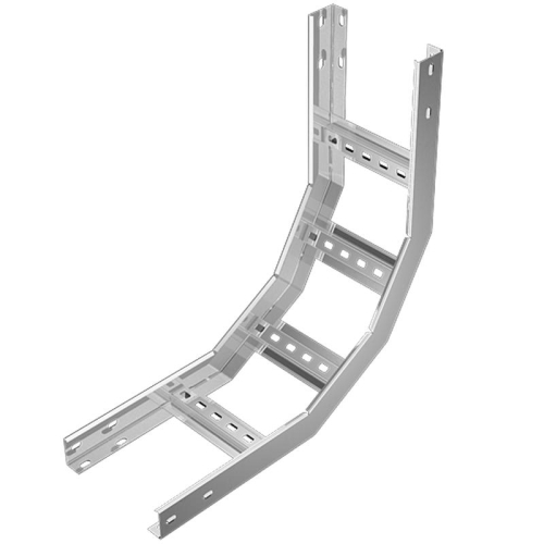 Угол для лотка вертикальный внутренний лестн. 90град. 500х80 сталь 1.5мм "Быстрый монтаж" LNLS90-80-500-1.5 КМ LO6996