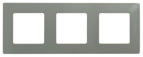 Рамка 3-м Etika светл. галька IEK 672523