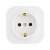 Розетка 1-м ОП Quteo 16А IP20 2P+E с заземл. без защ. шторок бел. Leg 782211 Розетка 1-м ОП Quteo 16А IP20 2P+E с заземл. без защ. шторок бел. Leg 782211
