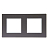 Рамка 2-м Simon24 графит 2400620-038