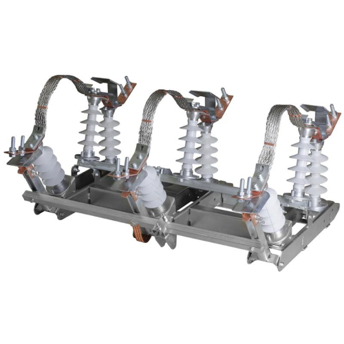 Разъединитель высоковольтный РЛКВ-2-IV-10/630-ПЛ-УХЛ1 (в комплекте с ПР-05-7-УХЛ1 и КМЧ H=6500) КЭАЗ 321860