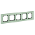Рамка 5-м Merten стекло изумруд SchE MTN404504