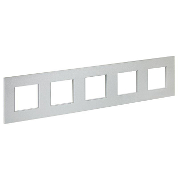 Рамка 5-м SKANDY SK-F35S металл серебр. IEK SK-M52-M-K23