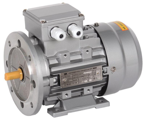 Электродвигатель АИС DRIVE 3ф 56А2 220/380В 0.09кВт 3000об/мин 2081 IEK AIS056-A2-000-1-3020