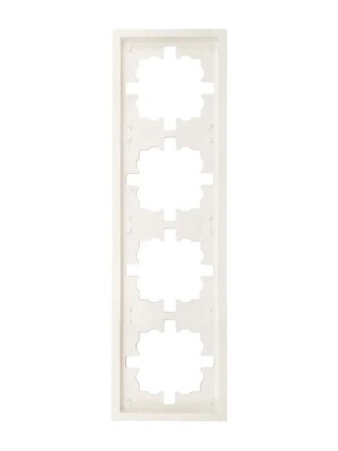 Рамка 4-мест. горизонт. ZIMA слон. кость LEZARD 704-9000-149