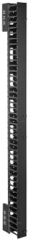 Кабель-органайзер вертикальный 42U 800 черн. by ZPAS ITK ZP-CC05-42U-V-0800