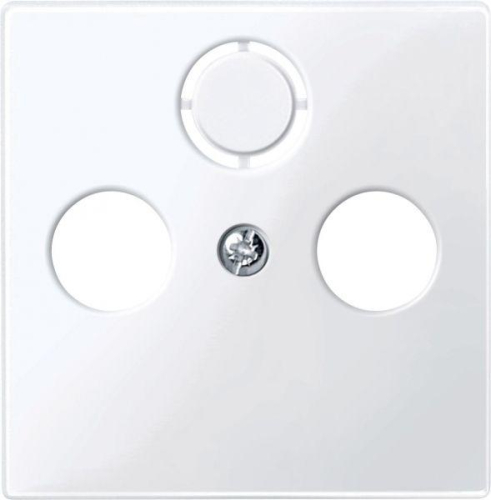 Плата Merten центральная мех. TV/SAT 2-я(тройная) активно бел. SchE MTN296725