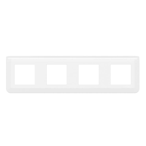 Рамка 4х2мод. Mosaic бел. Leg 078808L