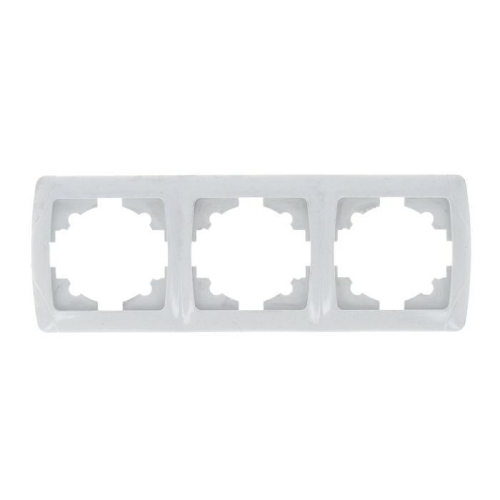 Рамка 3-м СП Мадрид горизонт. бел. EKF EIM-G-303-10