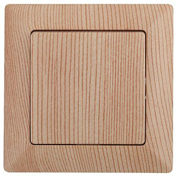 Выключатель 1-кл. СП Solo 4-101-11 10А IP20 250В сосна Intro Б0053555