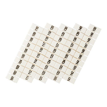 Маркеры для UT/ST/Push-in 4 с нумерацией 100-150 (уп.100шт) PROxima EKF zb-st-4-100-150