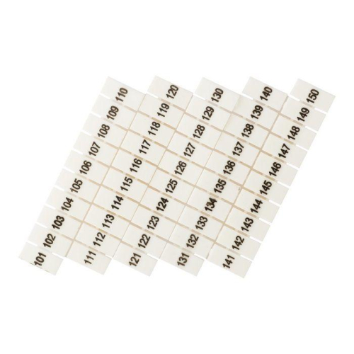 Маркеры для UT/ST/Push-in 4 с нумерацией 100-150 (уп.100шт) PROxima EKF zb-st-4-100-150