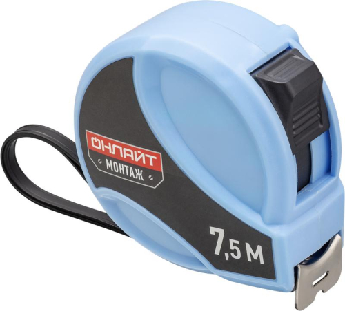 Рулетка 80 911 OMT-Ru03-7.5-25 7.5мх25мм ОНЛАЙТ 80911