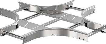 Ответвитель для лотка Х-образ. 150х600 R300 LESTA IEK CKR04-4-150-600