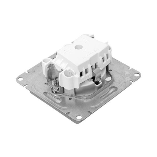 Розетка СП Эпика 16А IP44 с заземл. защ. шторки с крышкой механизм алюм. EKF UP1-SOA-111-44