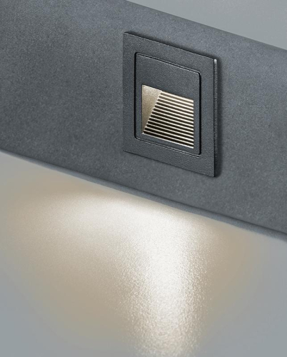 Светильник светодиодный 80 634 NOF-D-S-001-01 3Вт 3000К IP54 40лм 85х85х50 для подсветки ступеней черн. Navigator 80634