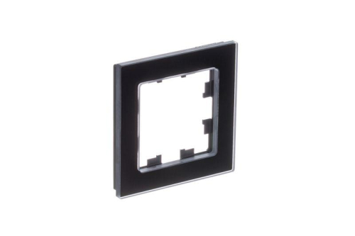 Рамка 1-м AtlasDesign Nature натур. стекло черн. SE ATN361001