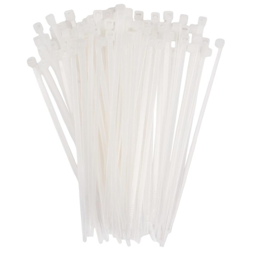 Хомут кабельный PCT 2.5х100-100WH 2.5х100 PA6.6 бел.(уп.100шт) JazzWay 5053526