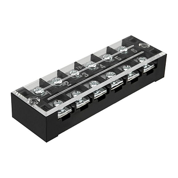 Блок зажимов клеммный БЗН ТВ-4506 4.0кв.мм 45А 6 пар Rexant 11-2155