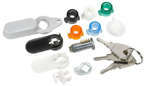 Замок с ключом TEKFOR IEK TF-KP00D-ZP