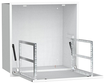 Шкаф встраиваемый потол. 6U 600х600мм дверь метал. бел. LINEA R ITK LR16-6U66-MF