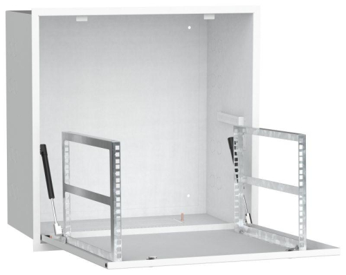 Шкаф встраиваемый потол. 6U 600х600мм дверь метал. бел. LINEA R ITK LR16-6U66-MF